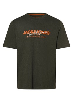 Jack & Jones Koszulka męska - JJAlvis Mężczyźni Bawełna khaki nadruk ze sklepu vangraaf w kategorii T-shirty męskie - zdjęcie 173750063