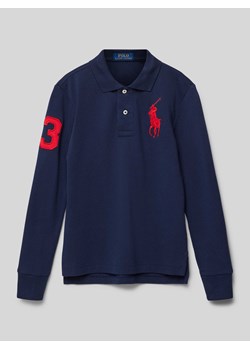 Koszulka polo o kroju slim fit z wyhaftowanym logo ze sklepu Peek&Cloppenburg  w kategorii T-shirty chłopięce - zdjęcie 173750244