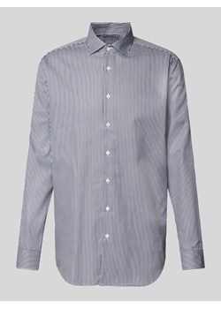 Koszula biznesowa o kroju regular fit z kołnierzykiem typu kent ze sklepu Peek&Cloppenburg  w kategorii Koszule męskie - zdjęcie 173750262