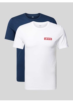 T-shirt z nadrukiem z logo ze sklepu Peek&Cloppenburg  w kategorii Podkoszulki męskie - zdjęcie 173750394