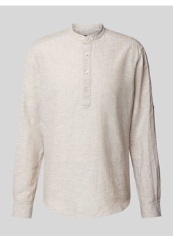 Koszula casualowa ze stójką model ‘CAIDEN’ ze sklepu Peek&Cloppenburg  w kategorii Koszule męskie - zdjęcie 173750484