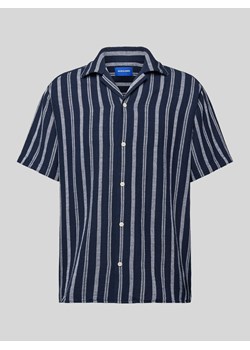 Koszula casualowa o kroju relaxed fit z rękawem o dł. 1/2 model ‘NOTO’ ze sklepu Peek&Cloppenburg  w kategorii Koszule męskie - zdjęcie 173750650