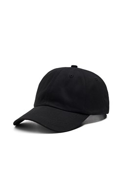 Cropp - Czarna gładka czapka z daszkiem - czarny ze sklepu Cropp w kategorii Czapki z daszkiem damskie - zdjęcie 173751441