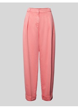 Spodnie materiałowe o kroju baggy fit z zakładkami w pasie model ‘Timbat’ ze sklepu Peek&Cloppenburg  w kategorii Spodnie damskie - zdjęcie 173753021