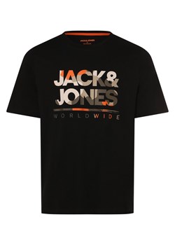 Jack & Jones Koszulka męska - JJLuke Mężczyźni Bawełna czarny nadruk ze sklepu vangraaf w kategorii T-shirty męskie - zdjęcie 173753923
