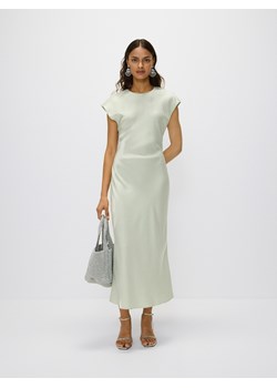 Reserved - Sukienka z wiskozą - jasnozielony ze sklepu Reserved w kategorii Sukienki - zdjęcie 173753950