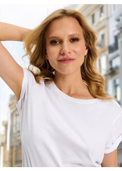 Sinsay - Koszulka - biały ze sklepu Sinsay w kategorii Bluzki damskie - zdjęcie 173754830
