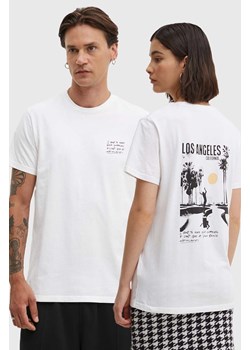 Kaotiko t-shirt bawełniany kolor biały z nadrukiem AN018-01-G002 ze sklepu ANSWEAR.com w kategorii T-shirty męskie - zdjęcie 173755264