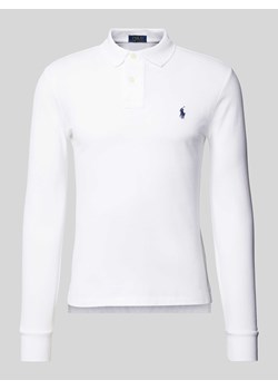 Koszulka polo o kroju slim fit z długim rękawem ze sklepu Peek&Cloppenburg  w kategorii T-shirty męskie - zdjęcie 173755734