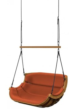Podwójna huśtawka ogrodowa terracotta K1-P39 ze sklepu Edinos.pl w kategorii Huśtawki ogrodowe - zdjęcie 173756830
