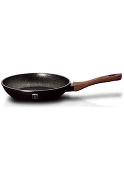 Aluminiowa patelnia z brązowym silikonowym uchwytem 20cm R8-F08 ze sklepu Edinos.pl w kategorii Naczynia - zdjęcie 173757320