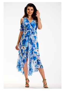 Awama Sukienka w kolorze niebiesko-białym ze sklepu Limango Polska w kategorii Sukienki - zdjęcie 173757492