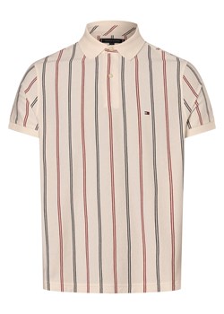 Tommy Hilfiger Męska koszulka polo Mężczyźni Bawełna écru w paski ze sklepu vangraaf w kategorii T-shirty męskie - zdjęcie 173757962