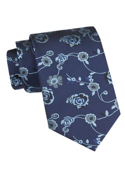 Męski Krawat - Angelo di Monti - Niebieski w Róże KRADM2162 ze sklepu JegoSzafa.pl w kategorii Krawaty - zdjęcie 173758333