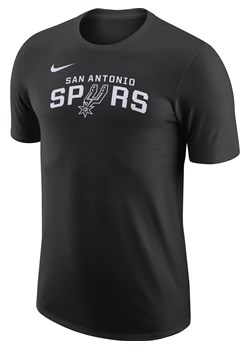 T-shirt męski Nike NBA San Antonio Spurs Essential - Czerń ze sklepu Nike poland w kategorii T-shirty męskie - zdjęcie 173760203
