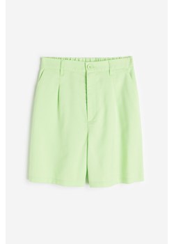 H & M - Eleganckie szorty - Zielony ze sklepu H&M w kategorii Szorty - zdjęcie 173760221