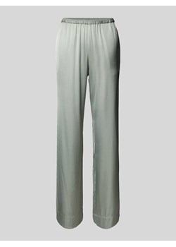 Spodnie materiałowe o kroju regular fit z elastycznym pasem ze sklepu Peek&Cloppenburg  w kategorii Spodnie damskie - zdjęcie 173760283