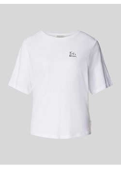 T-shirt z nadrukiem ze sloganem ze sklepu Peek&Cloppenburg  w kategorii Bluzki damskie - zdjęcie 173760332