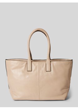 Torba shopper skórzana z wytłoczonym logo model ‘Chelsea’ ze sklepu Peek&Cloppenburg  w kategorii Torby Shopper bag - zdjęcie 173760344