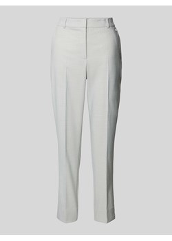 Spodnie materiałowe o kroju tapered fit z kantami ze sklepu Peek&Cloppenburg  w kategorii Spodnie damskie - zdjęcie 173760450