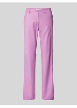 Spodnie materiałowe o kroju regular fit ze szlufkami na pasek model ‘Style.Maron’ ze sklepu Peek&Cloppenburg  w kategorii Spodnie damskie - zdjęcie 173760544