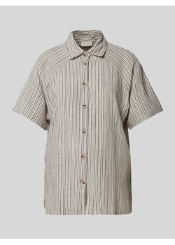 Bluzka koszulowa z wykładanym kołnierzem model ‘Lavara’ ze sklepu Peek&Cloppenburg  w kategorii Koszule damskie - zdjęcie 173760561