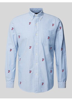 Koszula casualowa o kroju classic fit z kołnierzykiem typu button down ze sklepu Peek&Cloppenburg  w kategorii Koszule męskie - zdjęcie 173760602
