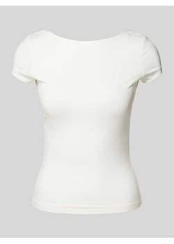 T-shirt z dekoltem w łódkę ze sklepu Peek&Cloppenburg  w kategorii Bluzki damskie - zdjęcie 173760621
