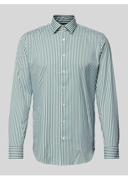 Koszula biznesowa o kroju slim fit z kołnierzykiem typu kent ze sklepu Peek&Cloppenburg  w kategorii Koszule męskie - zdjęcie 173760684