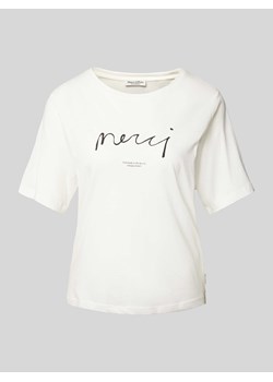 T-shirt z nadrukiem ze sloganem ze sklepu Peek&Cloppenburg  w kategorii Bluzki damskie - zdjęcie 173760864