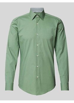Koszula biznesowa o kroju slim fit z kołnierzykiem typu kent model ‘Hank’ ze sklepu Peek&Cloppenburg  w kategorii Koszule męskie - zdjęcie 173760911