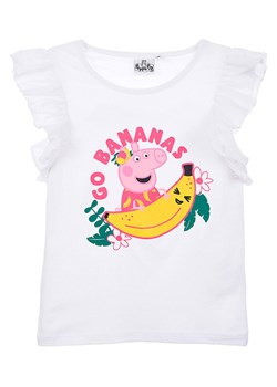 Peppa Pig Koszulka &quot;Świnka Peppa&quot; w kolorze białym ze wzorem ze sklepu Limango Polska w kategorii Bluzki dziewczęce - zdjęcie 173761901