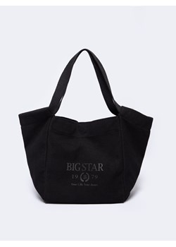 Torebka damska sportowa z napisem BIG STAR czarna NN574060 906 ze sklepu Big Star w kategorii Torby Shopper bag - zdjęcie 173763081
