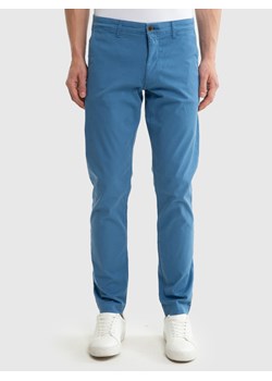Spodnie chinosy męskie niebieskie Tomy 406 ze sklepu Big Star w kategorii Spodnie męskie - zdjęcie 173763172