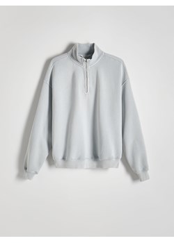 Reserved - Rozpinana bluza z efektem sprania - jasnoszary ze sklepu Reserved w kategorii Bluzy męskie - zdjęcie 173763964