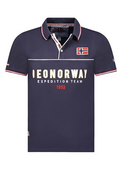 Geographical Norway Koszulka polo &quot;Kerato&quot; w kolorze granatowym ze sklepu Limango Polska w kategorii T-shirty męskie - zdjęcie 173764690