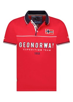Geographical Norway Koszulka polo &quot;Kerato&quot; w kolorze czerwonym ze sklepu Limango Polska w kategorii T-shirty męskie - zdjęcie 173764694