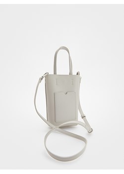 Reserved - Mini torebka na ramię - jasnoszary ze sklepu Reserved w kategorii Torebki damskie - zdjęcie 173766460