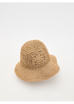 Reserved - Słomkowy kapelusz - kremowy ze sklepu Reserved w kategorii Czapki dziecięce - zdjęcie 173766584