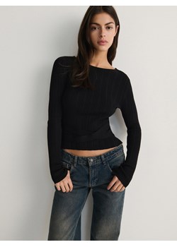 Reserved - Sweter z wiązaniem - czarny ze sklepu Reserved w kategorii Swetry damskie - zdjęcie 173766744