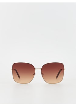 Reserved - Okulary przeciwsłoneczne - brązowy ze sklepu Reserved w kategorii Okulary przeciwsłoneczne damskie - zdjęcie 173767220