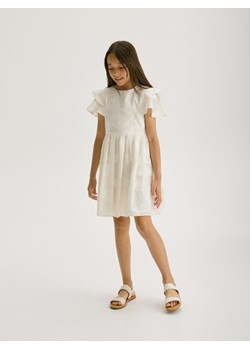 Reserved - Sukienka w kwiaty - złamana biel ze sklepu Reserved w kategorii Sukienki dziewczęce - zdjęcie 173768004