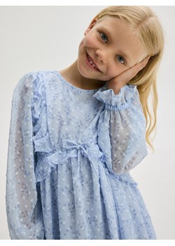 Reserved - Sukienka w kwiaty - jasnoniebieski ze sklepu Reserved w kategorii Sukienki dziewczęce - zdjęcie 173768050