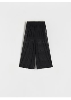 Reserved - Dwuwarstwowe spodnie - czarny ze sklepu Reserved w kategorii Spodnie dziewczęce - zdjęcie 173768204