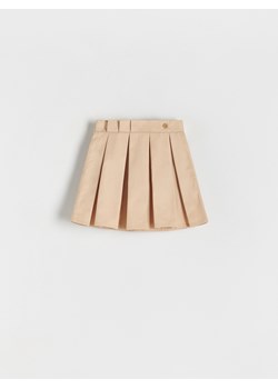 Reserved - Plisowana spódnica - kremowy ze sklepu Reserved w kategorii Spódnice dziewczęce - zdjęcie 173768554