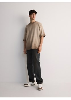Reserved - Sweter z krótkim rękawem - brązowy ze sklepu Reserved w kategorii Swetry męskie - zdjęcie 173768800