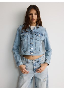 Reserved - Kurtka jeansowa - niebieski ze sklepu Reserved w kategorii Kurtki damskie - zdjęcie 173768854