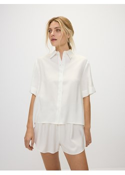 Reserved - Koszula z krótkim rękawem - złamana biel ze sklepu Reserved w kategorii Koszule damskie - zdjęcie 173769201