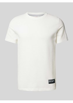 T-shirt z fakturowanym wzorem ze sklepu Peek&Cloppenburg  w kategorii T-shirty męskie - zdjęcie 173769740