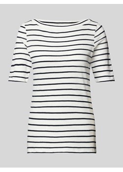 T-shirt ze wzorem w paski damski ze sklepu Peek&Cloppenburg  w kategorii Bluzki damskie - zdjęcie 173769763